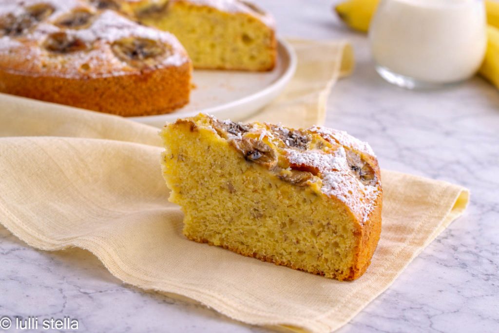 tarta de plátanos maduros casera fácil