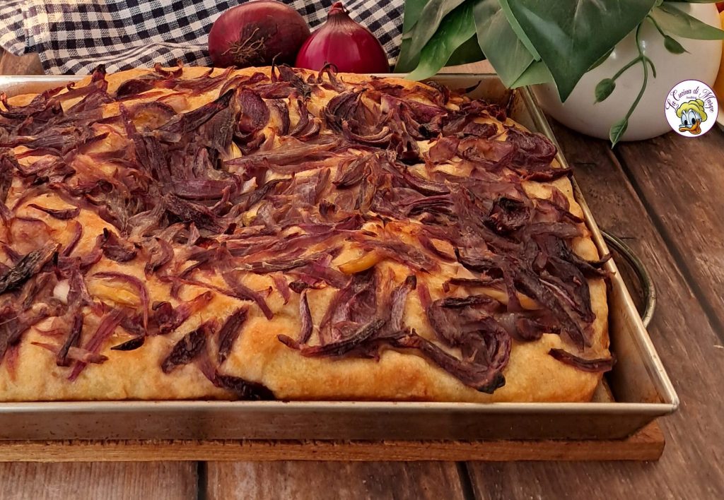 Focaccia con cebollas