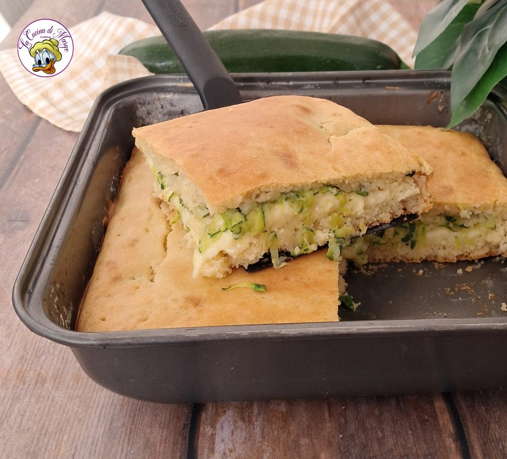 Focaccia rápida con calabacines