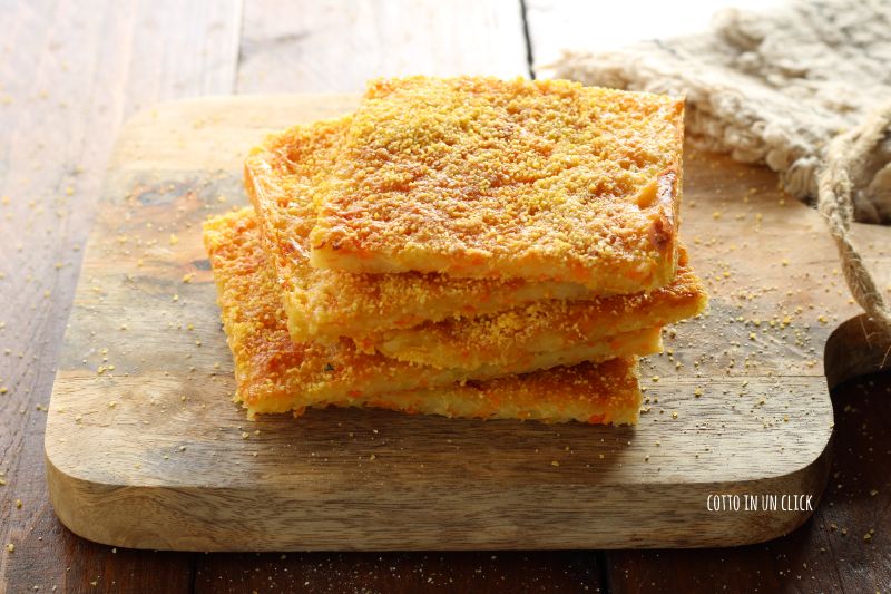 Schiacciata de verduras crujiente