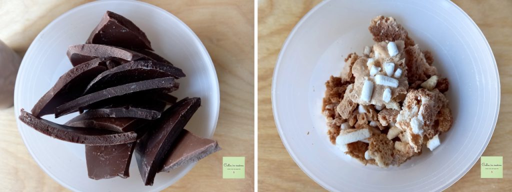 glaseado de la colomba y chocolate de los huevos de Pascua