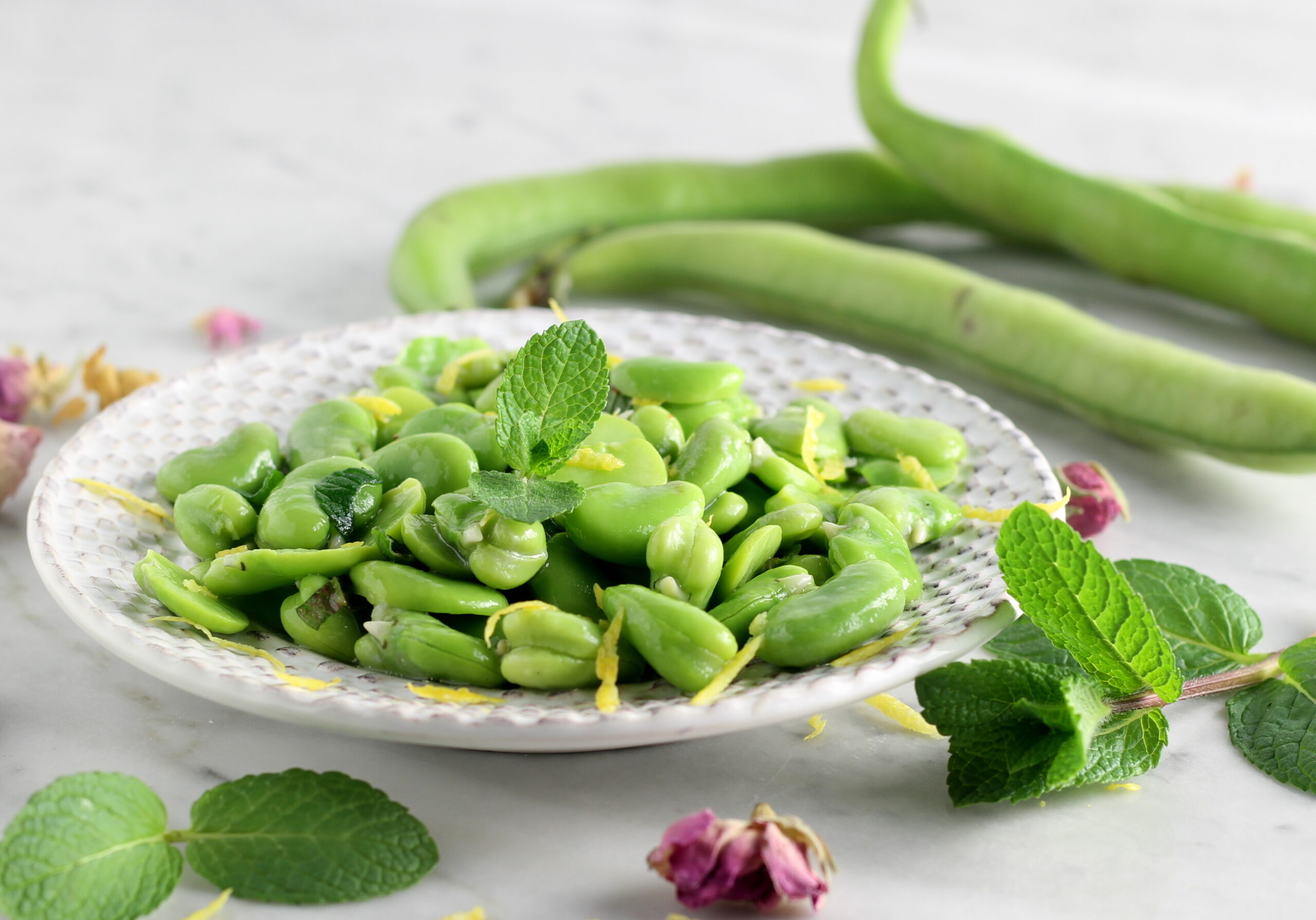 Ensaladita de habas frescas