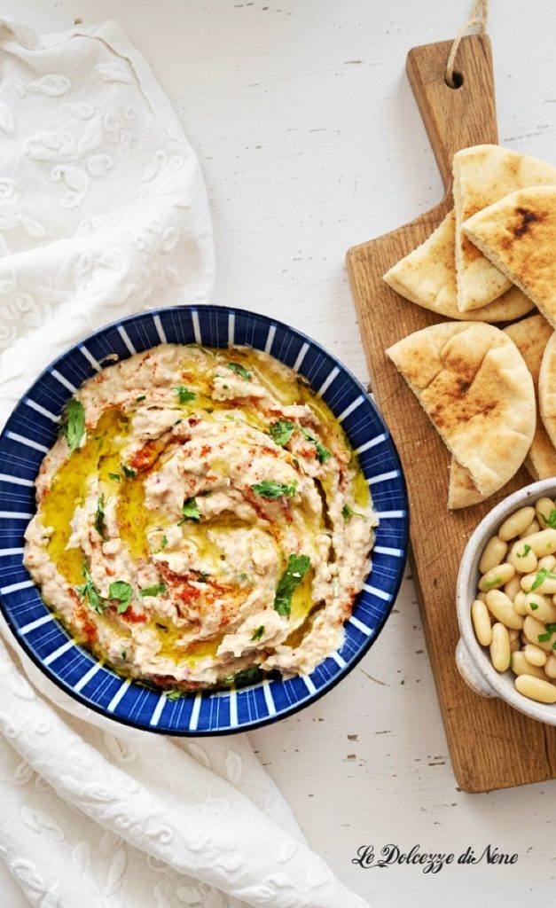 Hummus de judías cannellini