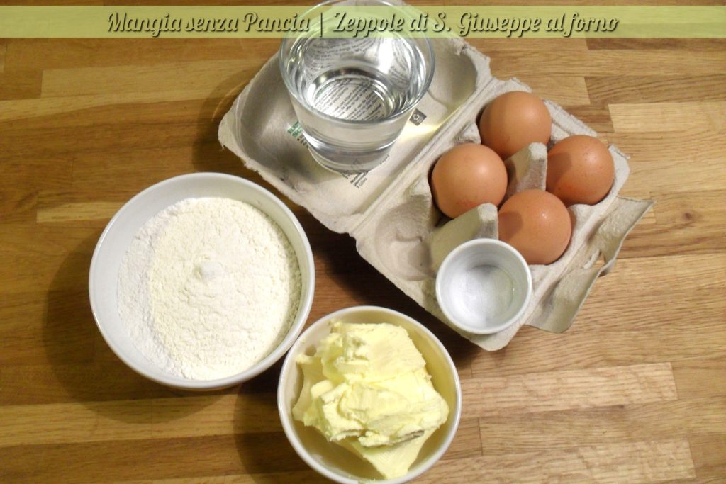 Zeppole de San José al horno, receta napolitana, Mangia senza Pancia