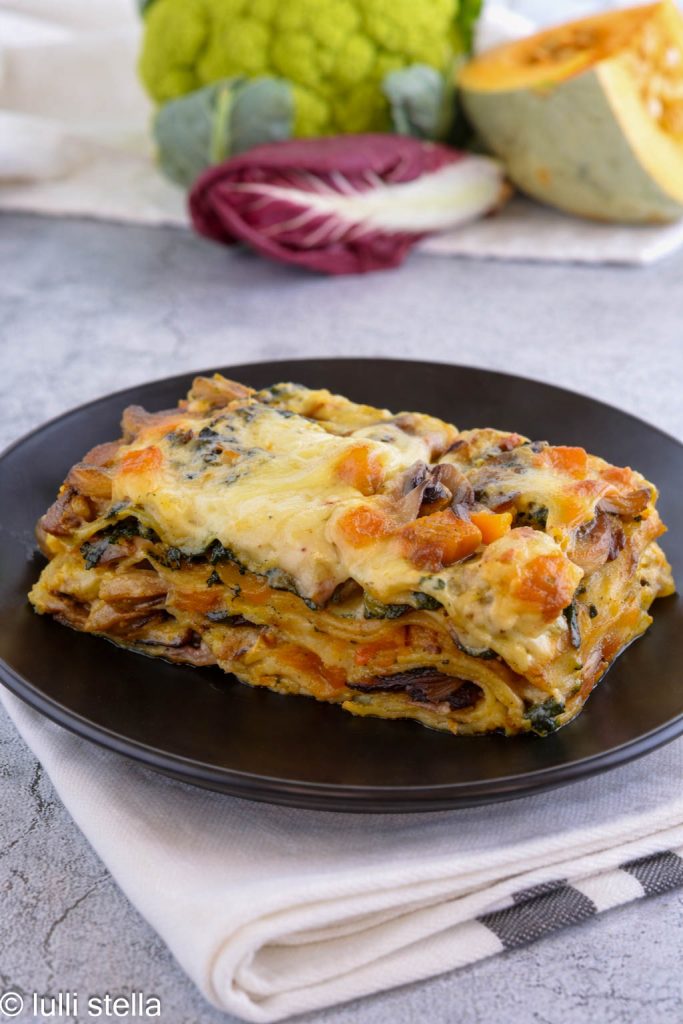 lasañas vegetarianas cremosas