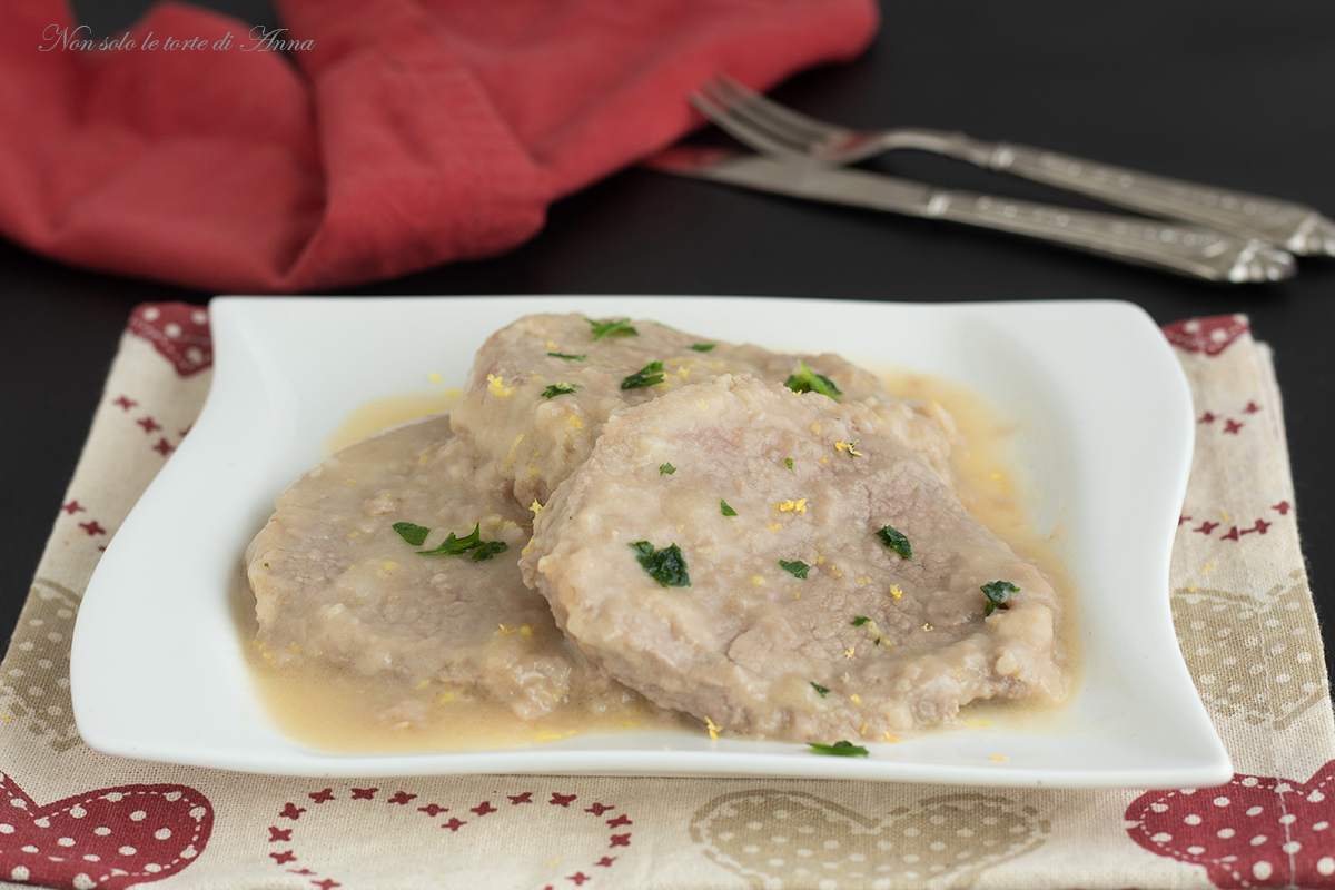 Lonchas de lomo al limón o escalopes