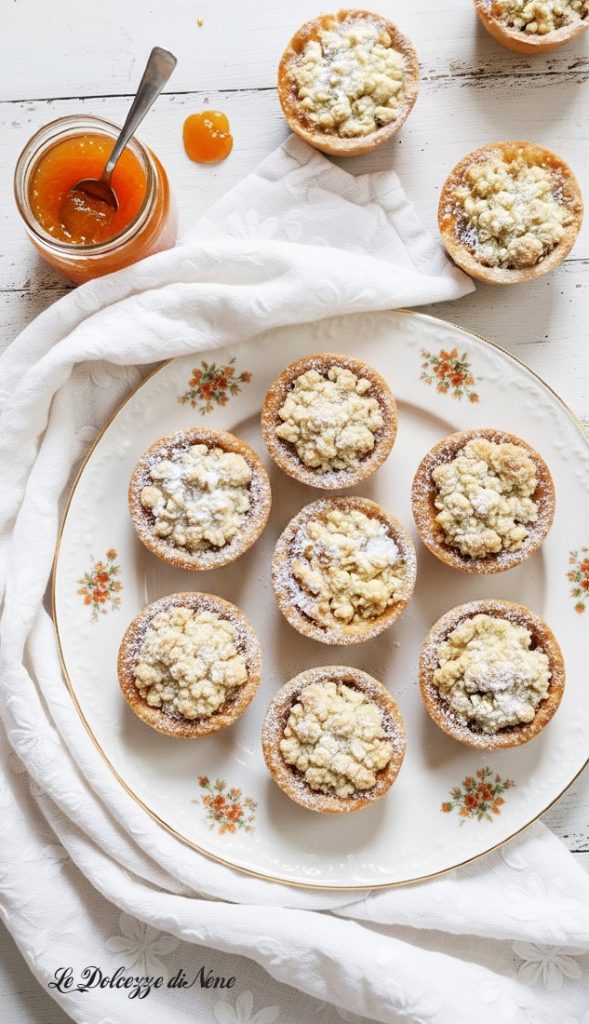 mini migas con mermelada