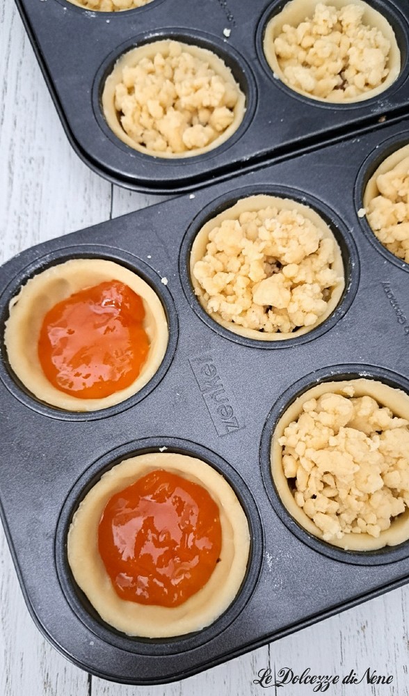 mini migas con mermelada