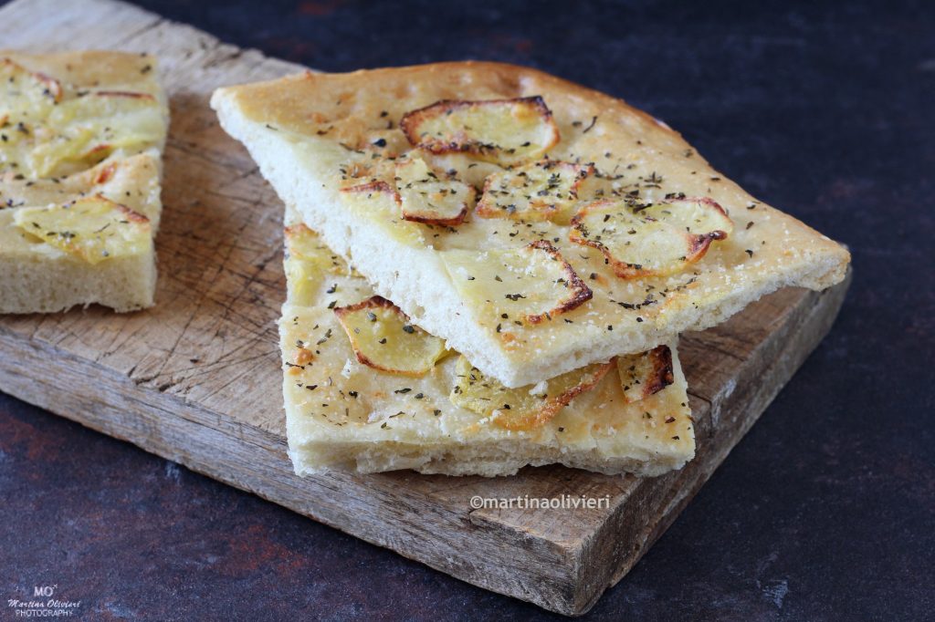 Pizza con chips de patatas