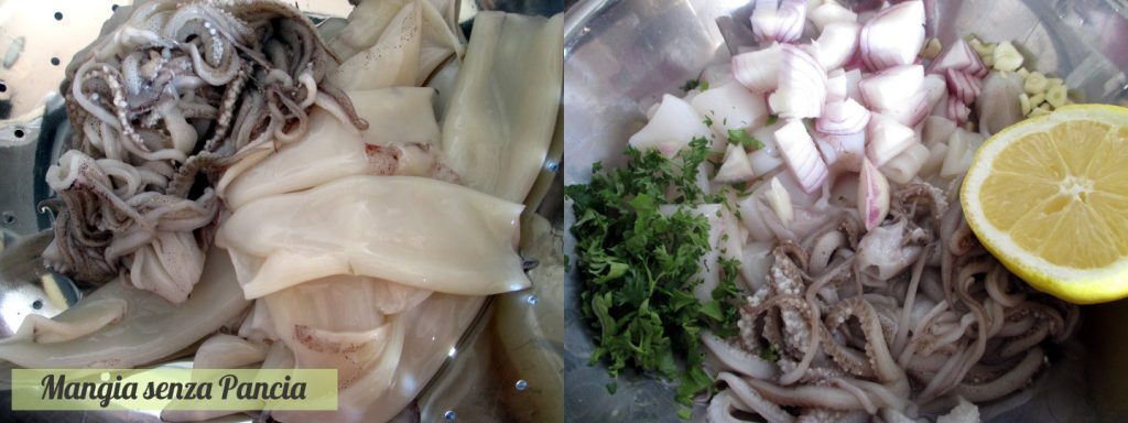 Calamari gratinati al forno light, Mangia senza Pancia