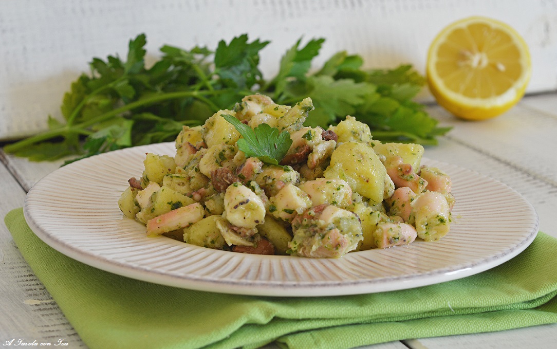 Ensalada de PULPO con PATATAS SUAVÍSIMO