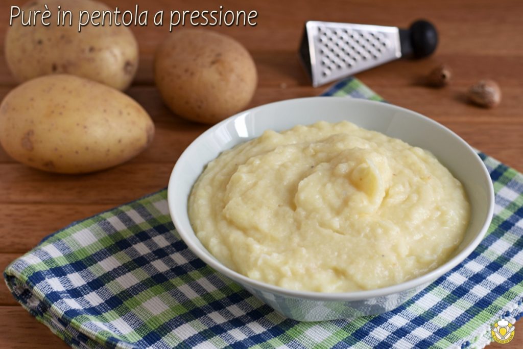 puré de patatas en olla a presión receta rápida sin pasapurés el chicco di mais
