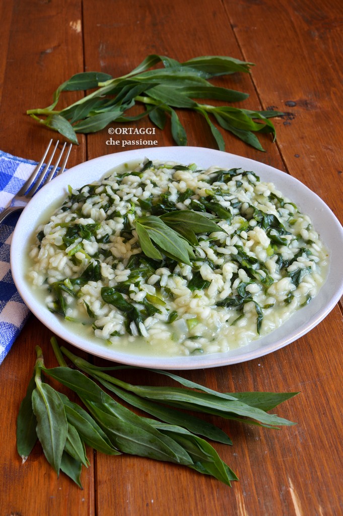 Risotto con carletti stridoli cremoso