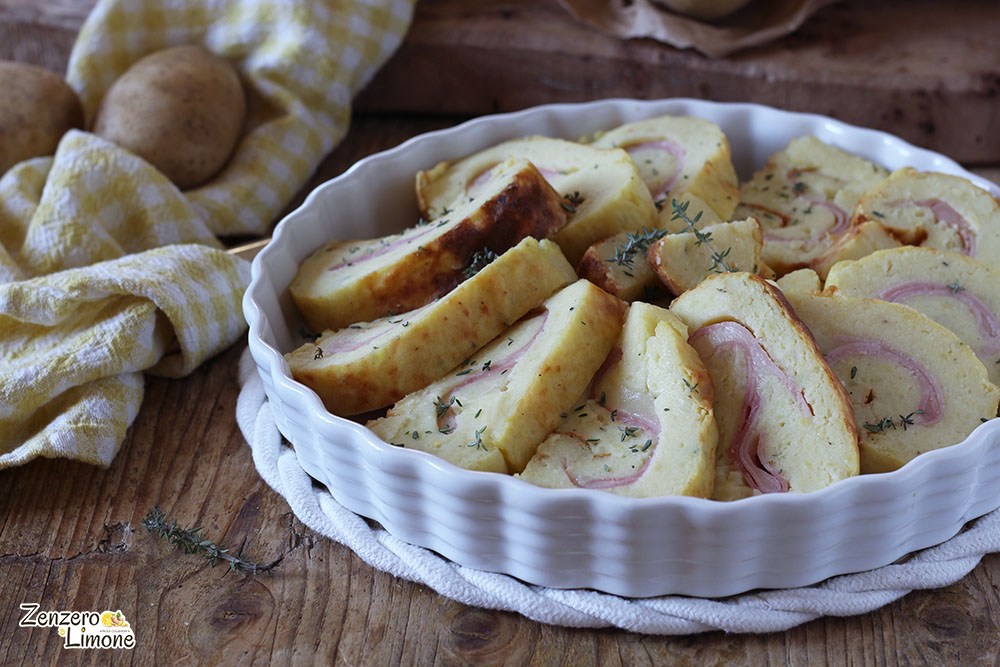 rollo de patatas relleno