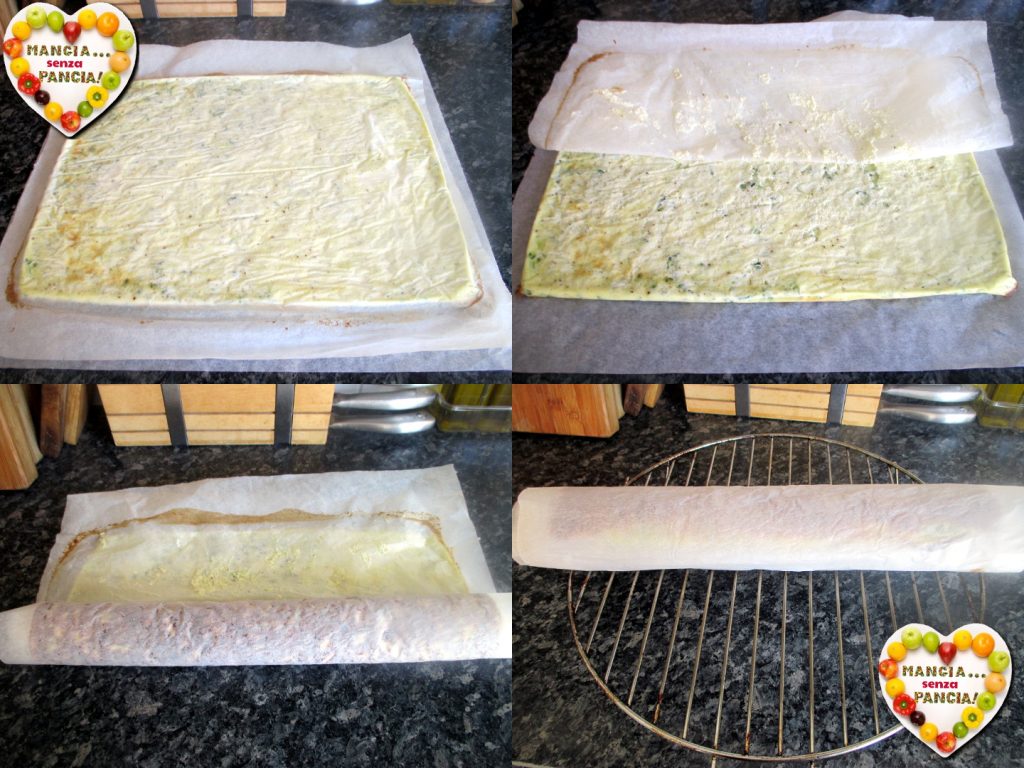 Rollo de tortilla de calabacín, Mangia senza Pancia