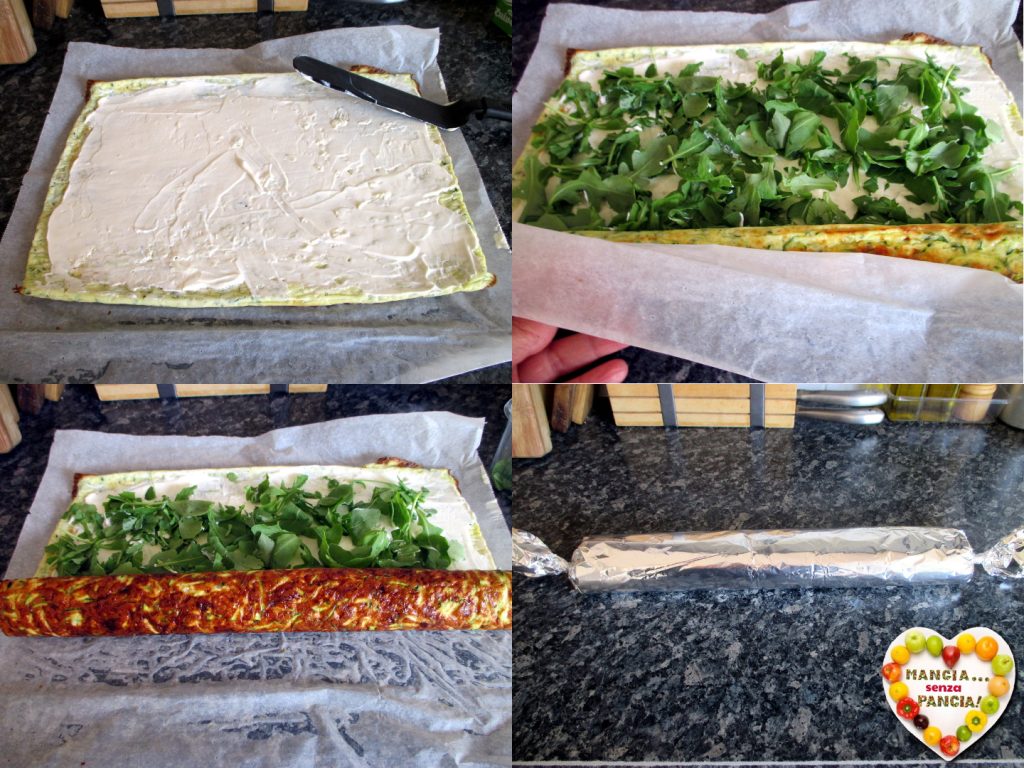 Rollo de tortilla de calabacín, Mangia senza Pancia