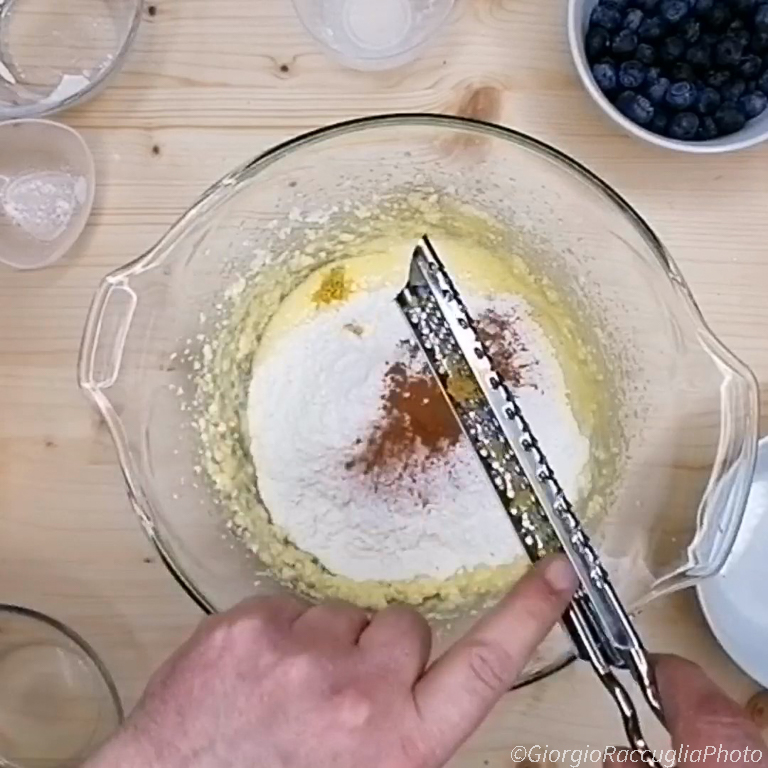 tarta de arándanos y chocolate