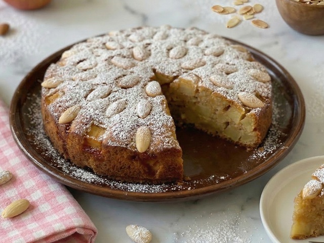 Tarta de MANZANA vertida de la tía Fede