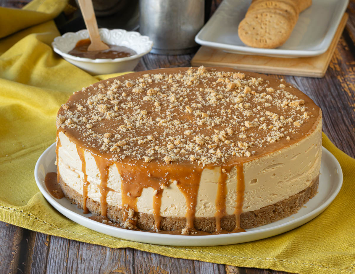 Cheesecake al dulce de leche
