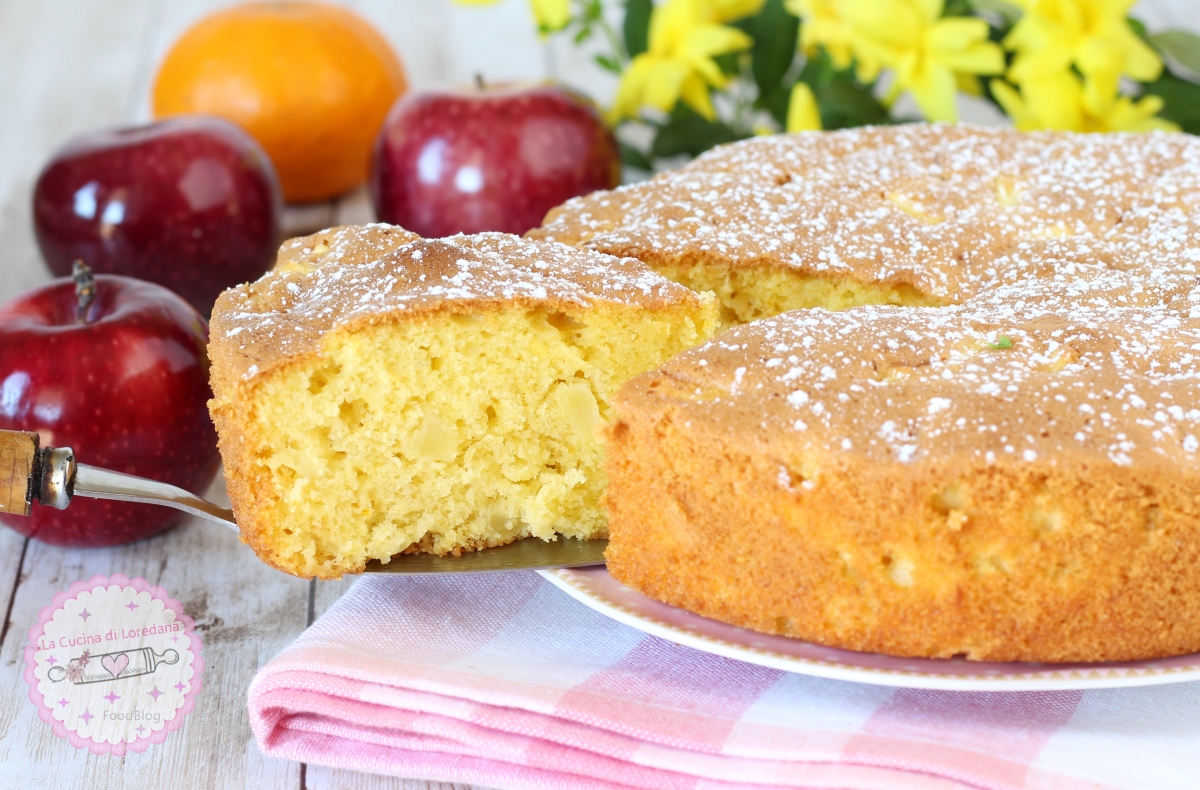 TARTA DE MANZANA Y NARANJA el mejor desayuno