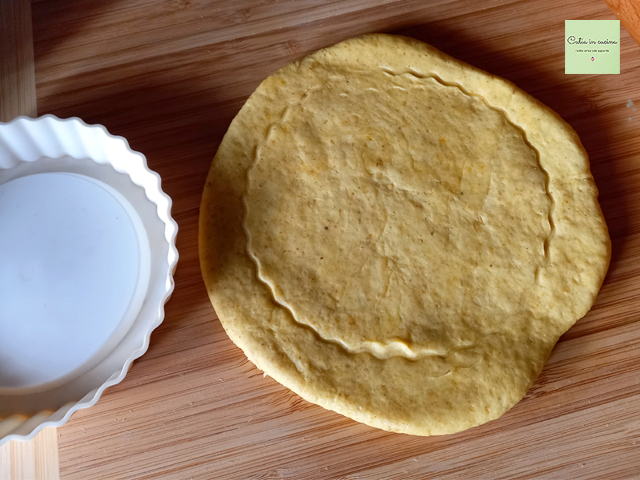 masa matta con cúrcuma