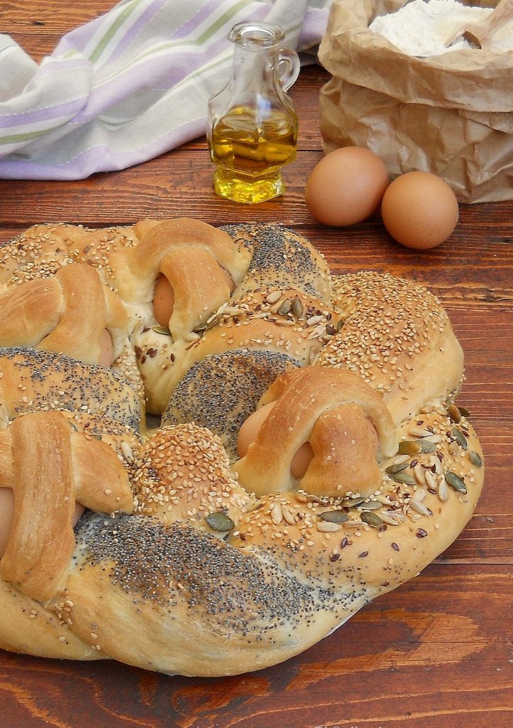 trenza de pascua vert