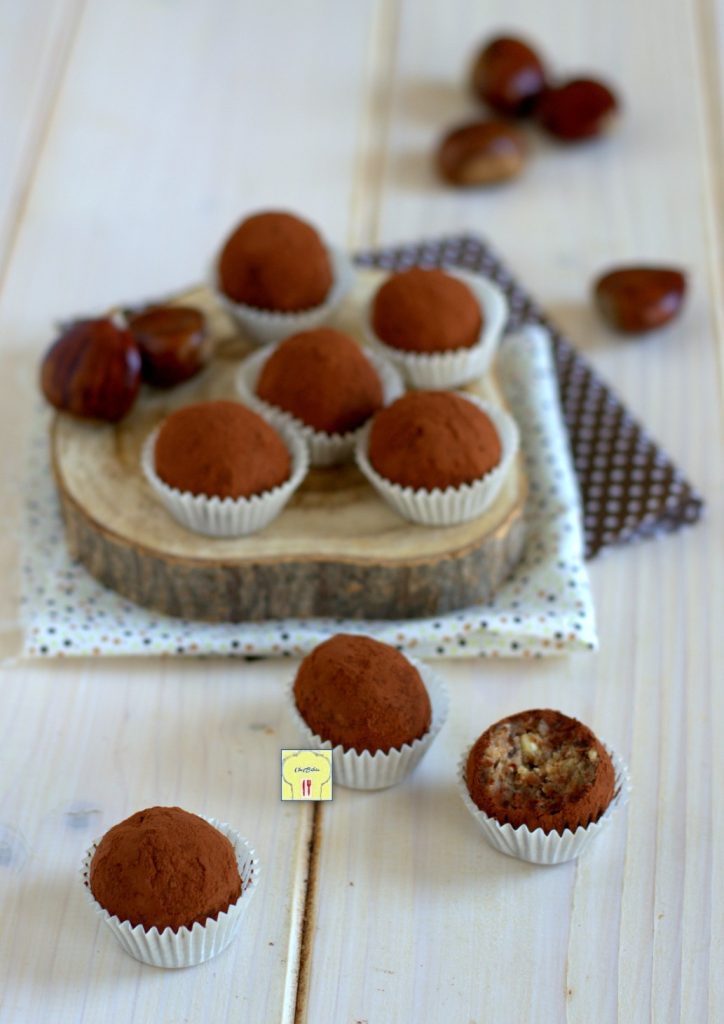 trufas castañas y chocolate gp