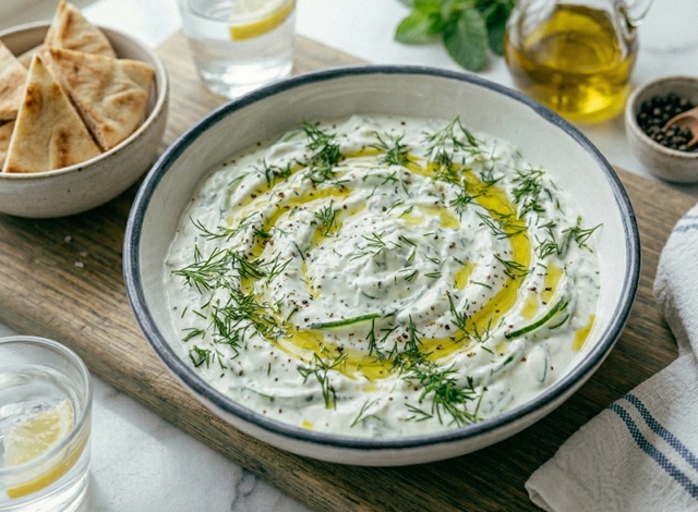 Cómo hacer la salsa Tzatziki griega: la receta original, densa y cremosa