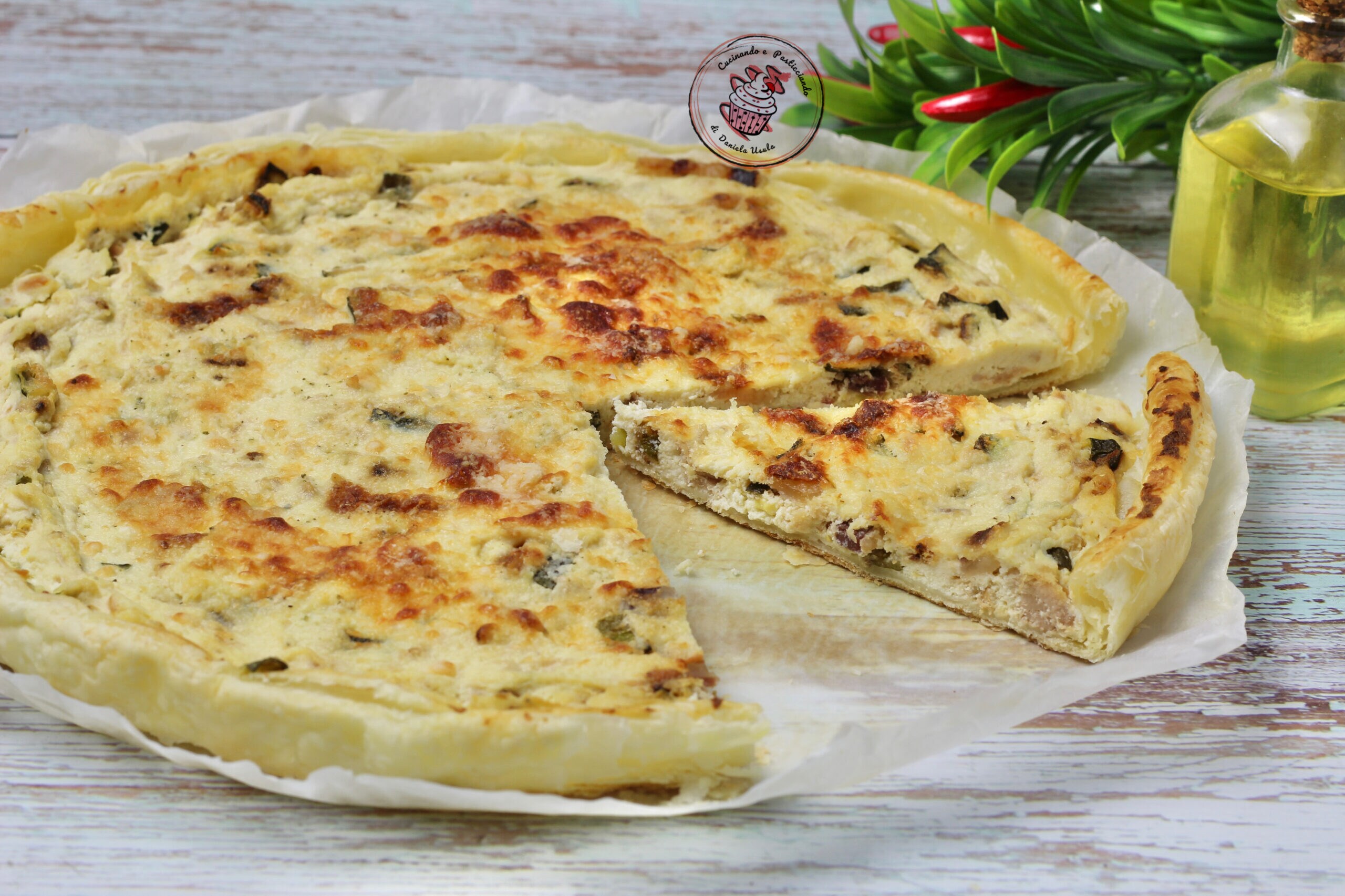 TORTA SALGADA COM RICOTA, ABOBRINHA E ATUM: a receita saborosa e facílima