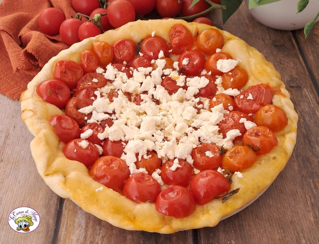 Tarte tatin tomatinhos e feta