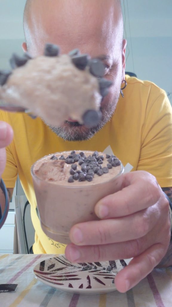 Mousse de Chocolate e Leite Condensado