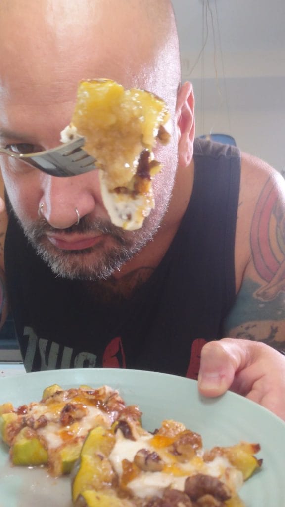 Figos com Cremabert e Nozes na Fritadeira a Ar