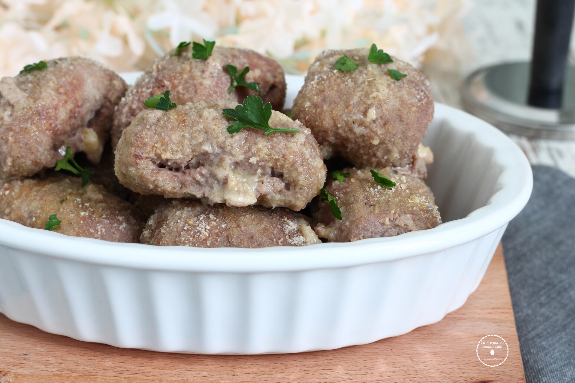 Pacotinhos de vitela recheados