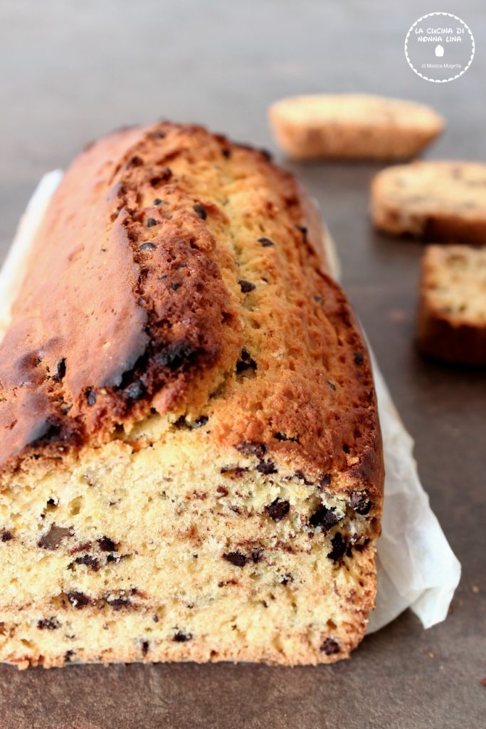 Plumcake com nozes e gotas de chocolate | A cozinha da nonna Lina