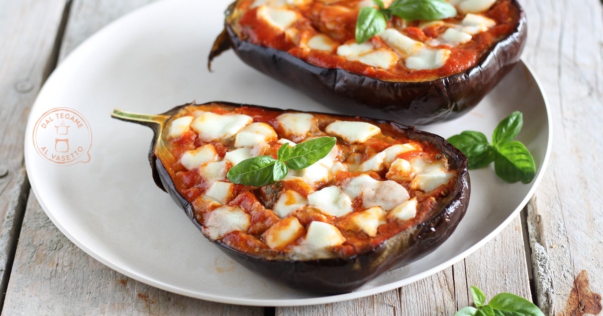 Berinjela à pizzaiola no micro-ondas
