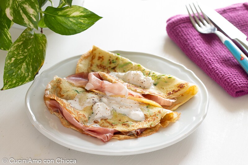 Crepes de abobrinha