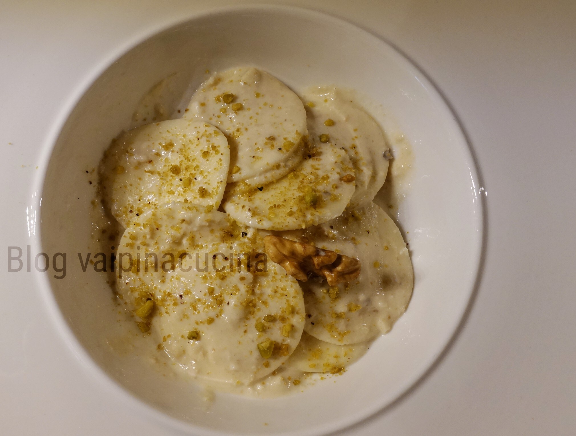 Croxetti ao pesto de nozes