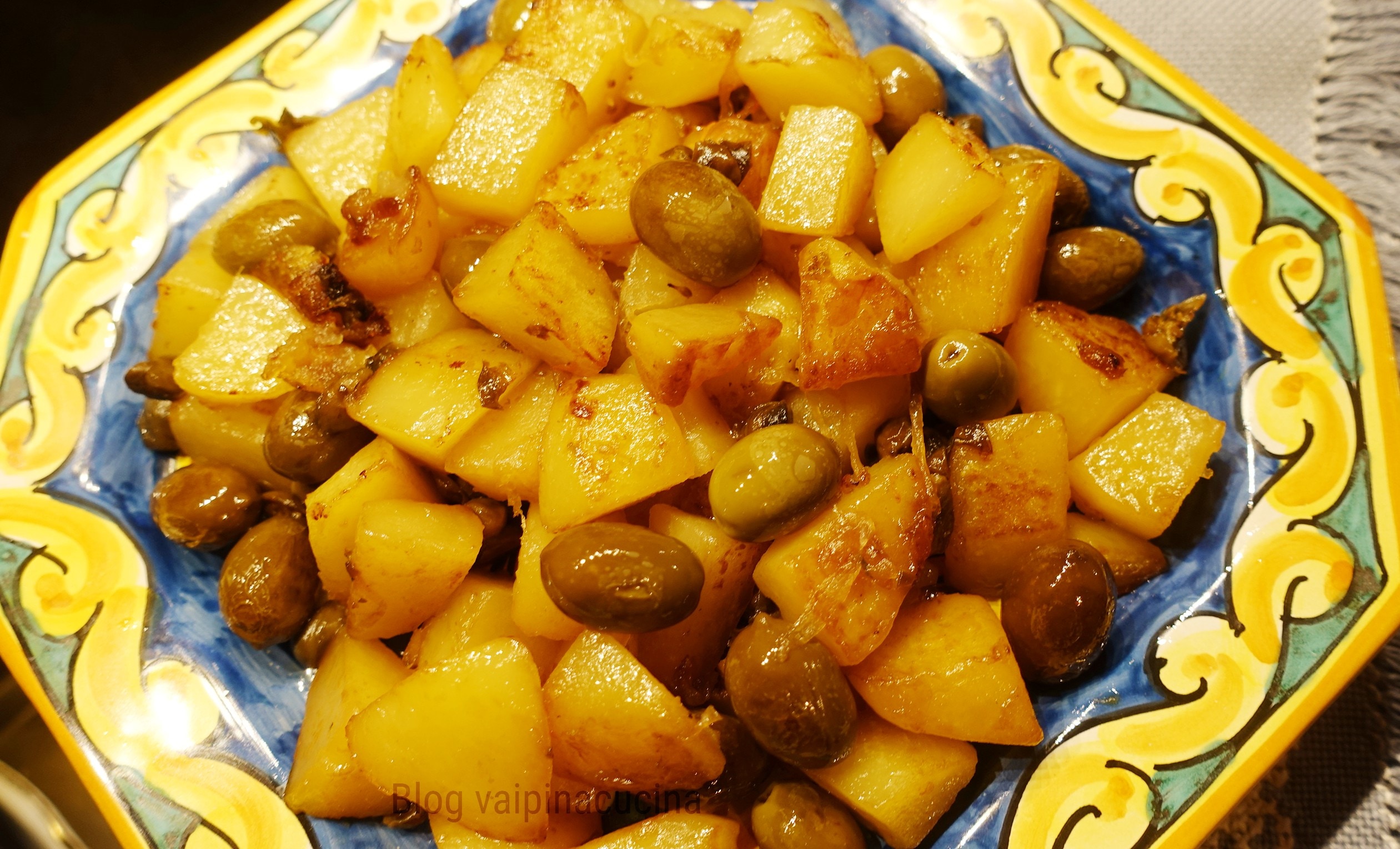 Batatas preparadas à siciliana