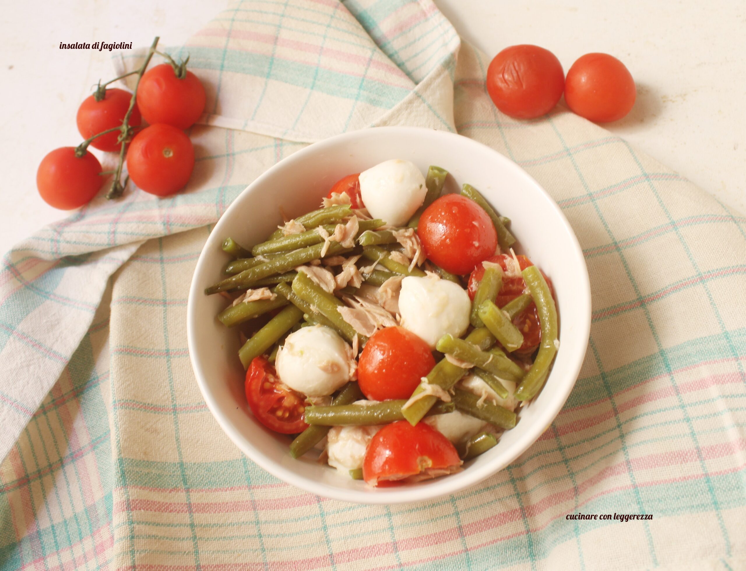 Salada de feijão verde