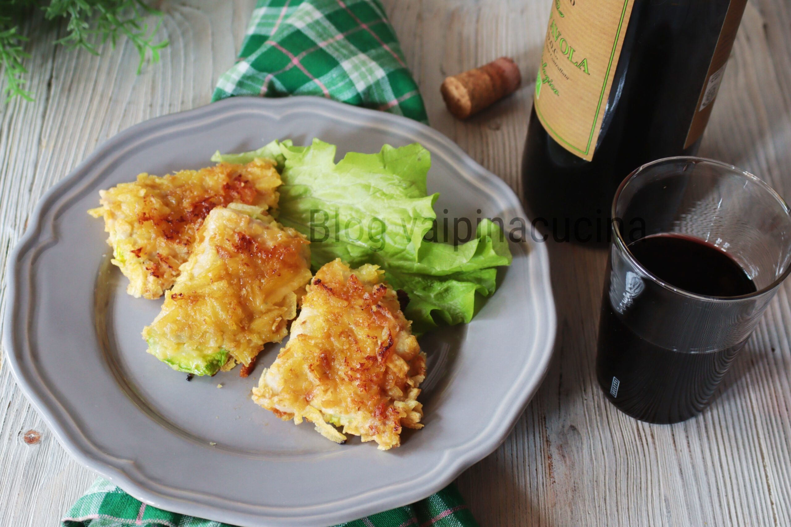 Trouxinhas de lombo e gorgonzola