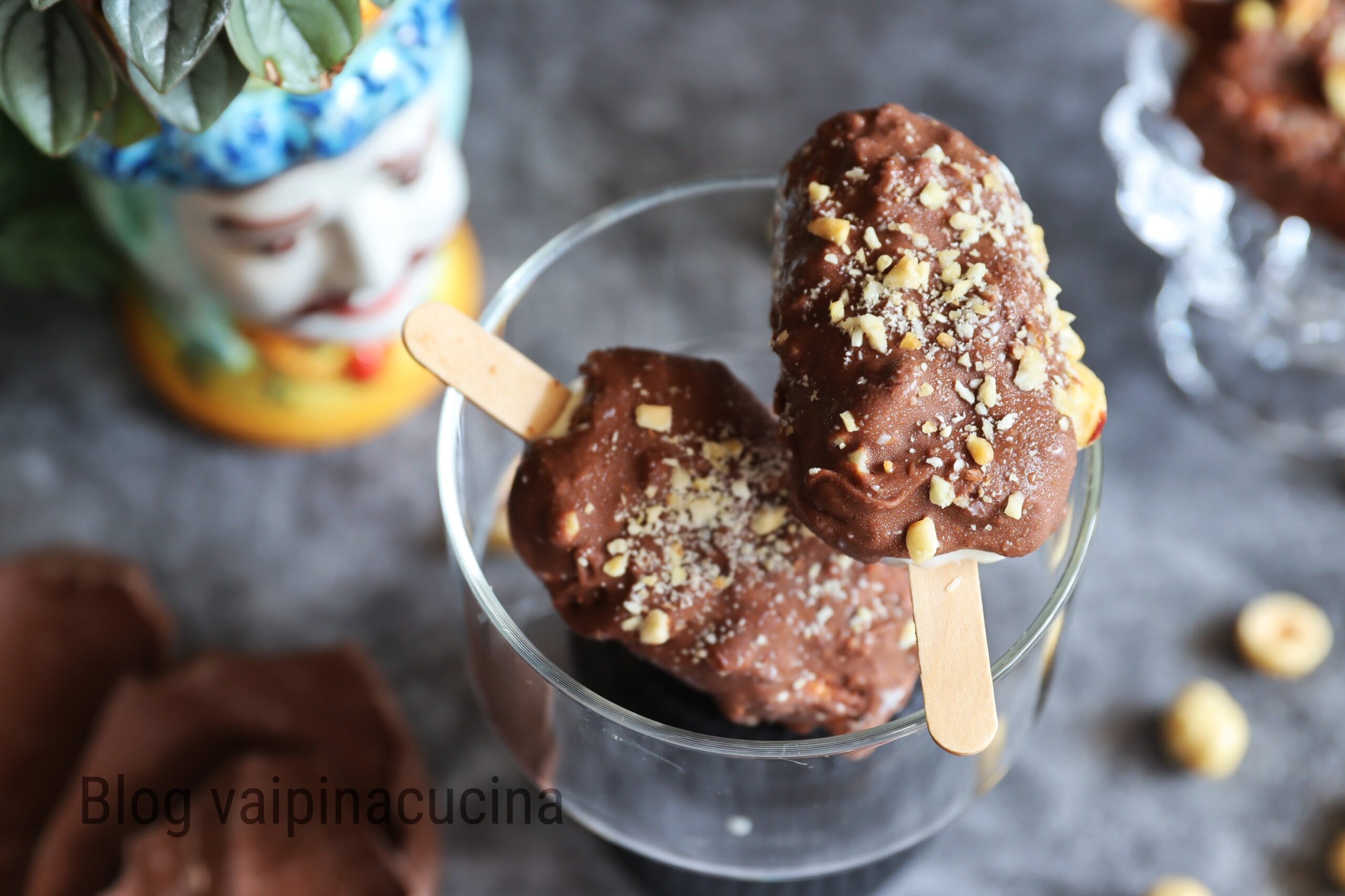 Sorvete no palito (tipo magnum)