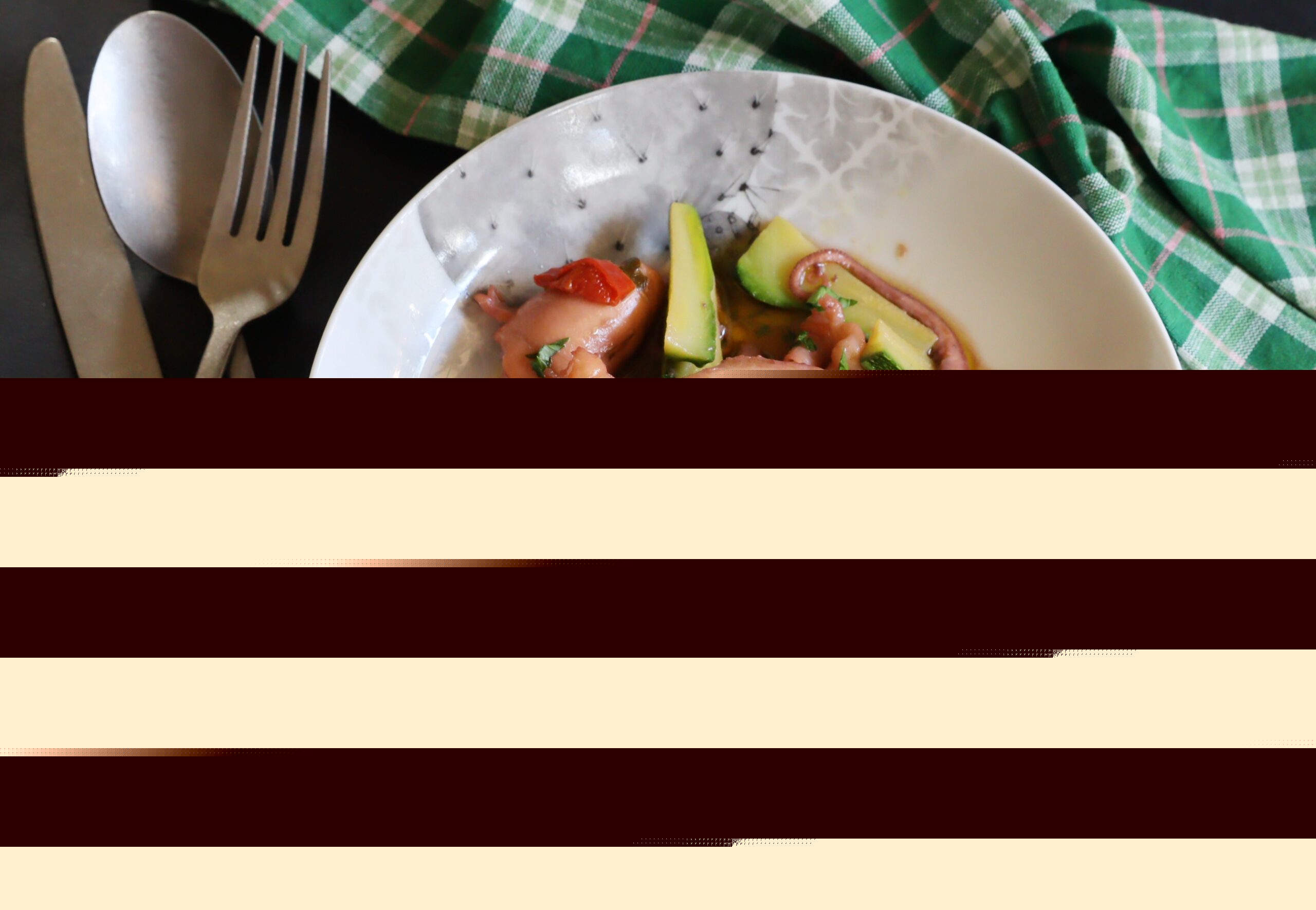 Polvinhos e abobrinhas em sopinha