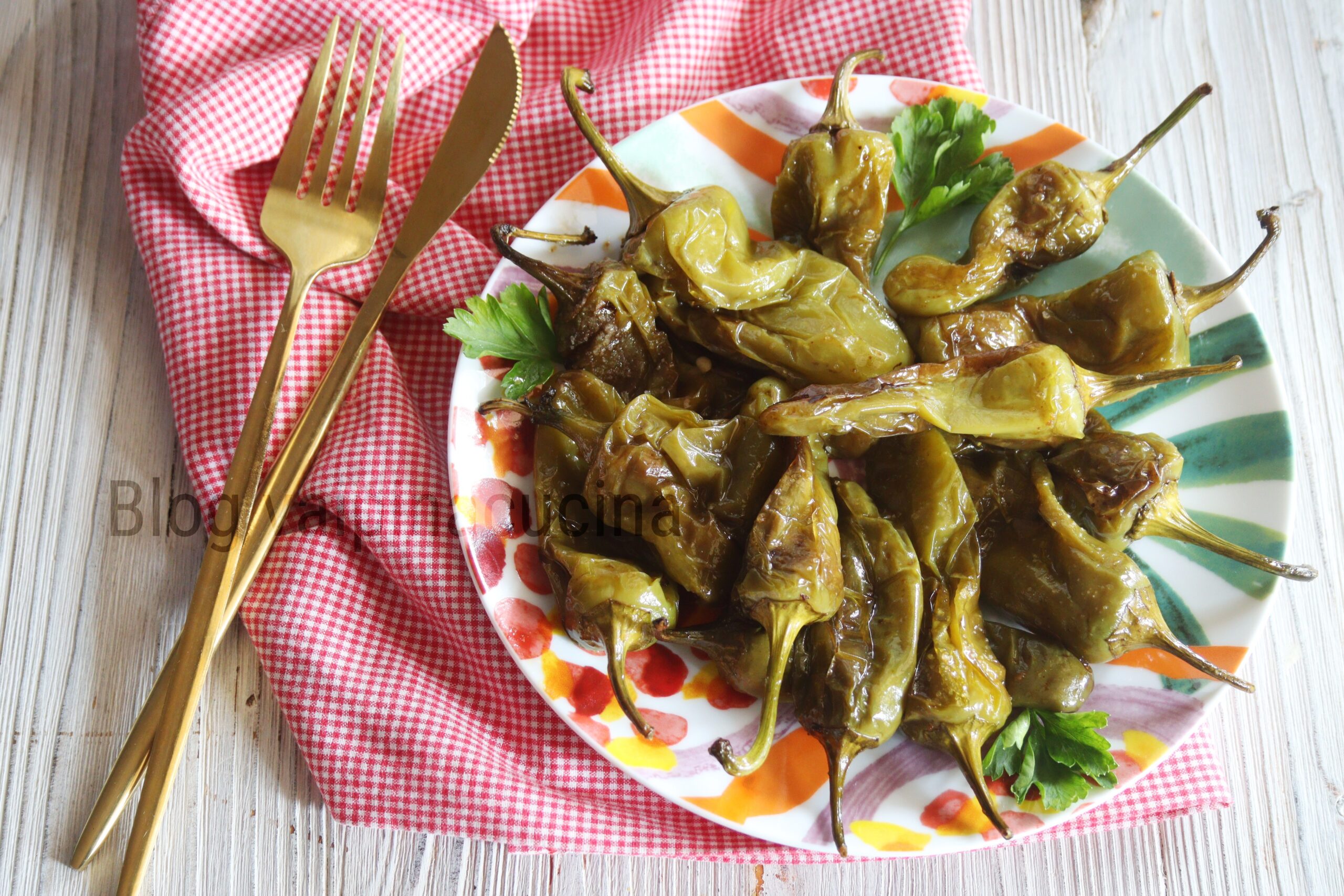 Friggitelli fritos na airfryer