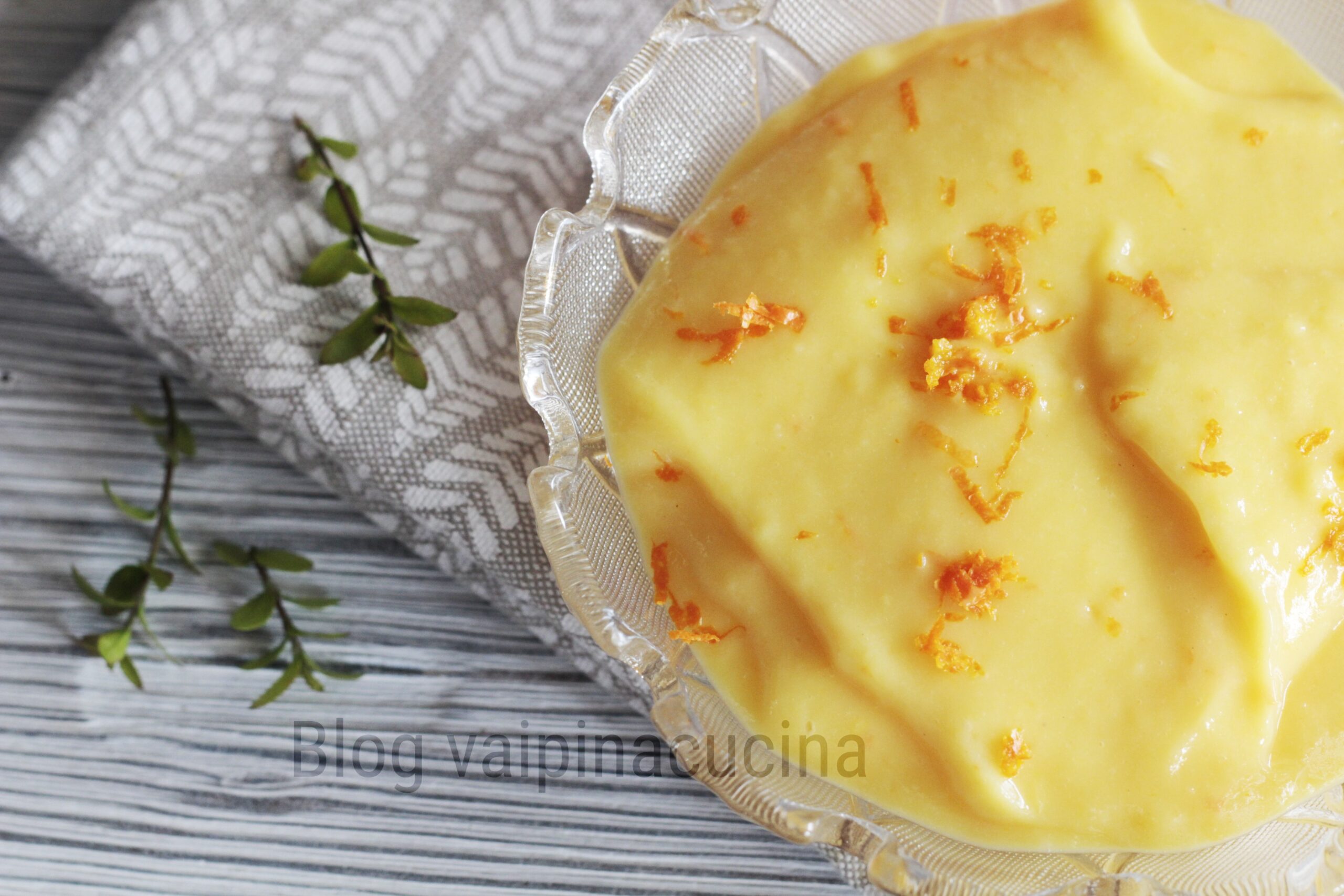 Creme de laranja sem leite