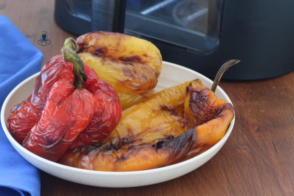 PIMENTÕES ASSADOS NA AIR FRYER1