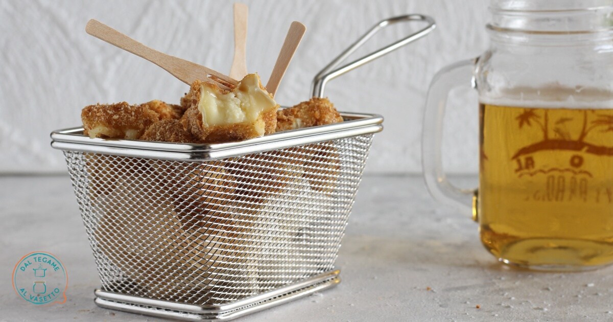 Queijo crocante na air fryer