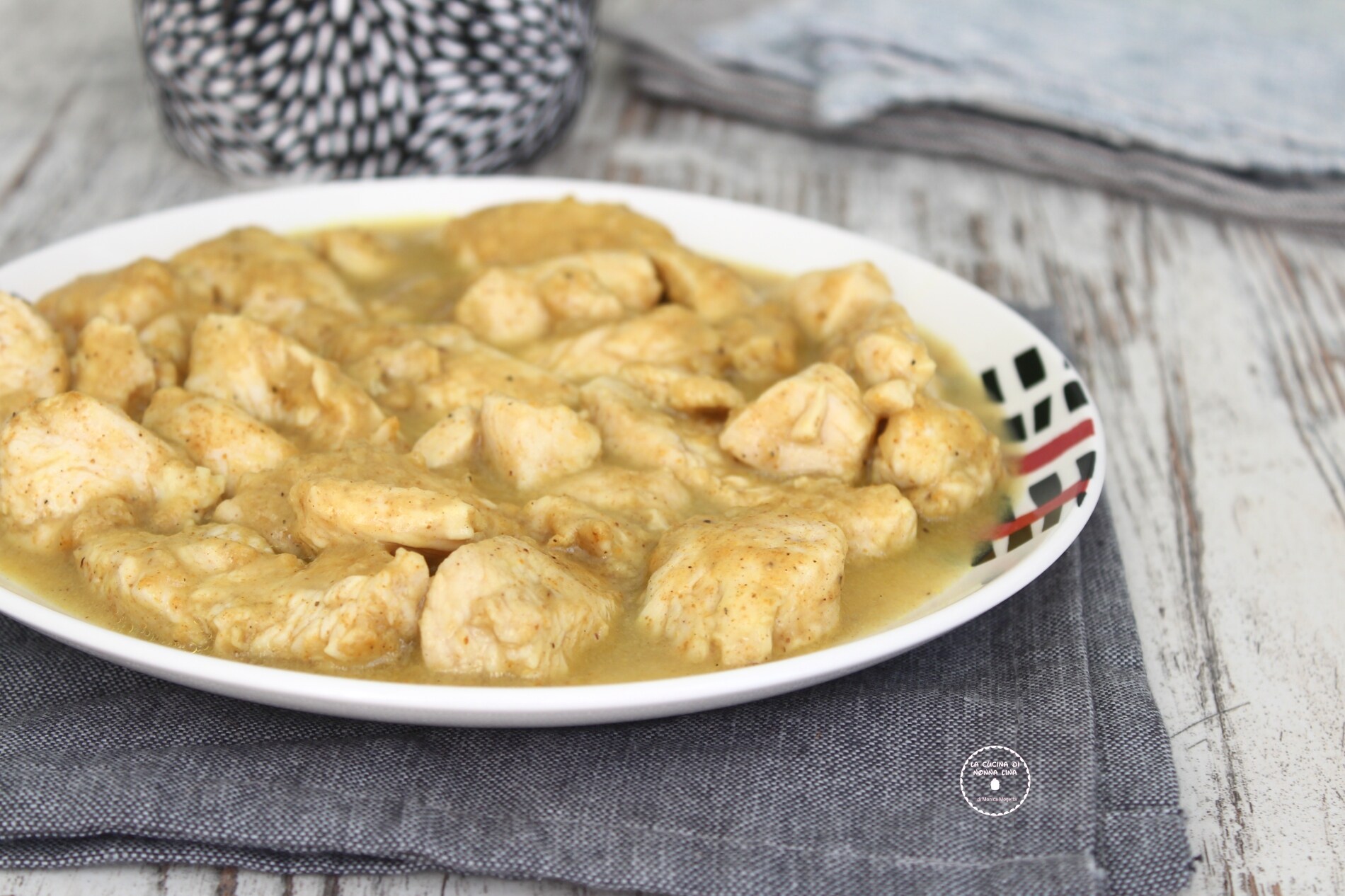 Frango ao curry cremoso