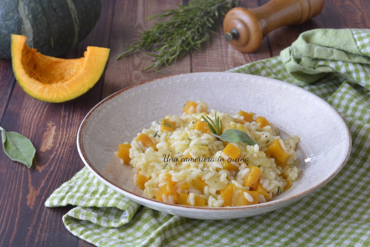 Risoto de abóbora light