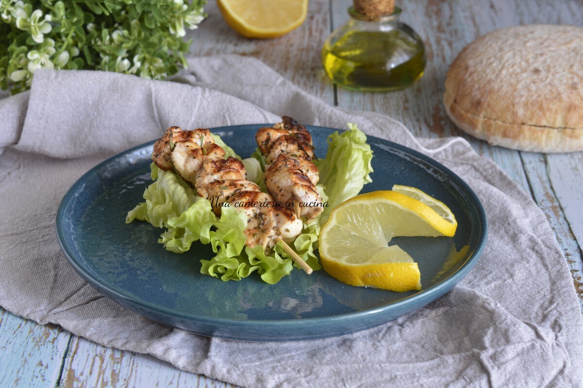 Souvlaki de frango