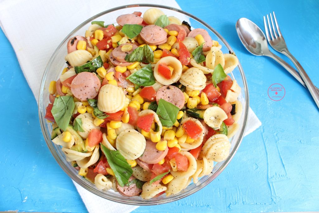 Salada de macarrão frio deliciosa | A cozinha da vovó Lina